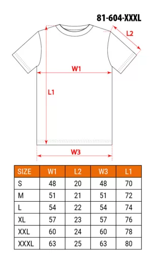 Munkavédelmi póló, feliratos, szürke, CAMO, 100% pamut, 180g/m2, XXXL