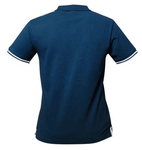 Munkavédelmi póló, galléros, kék, Denim, 100% pamut, 200g/m2, XXL