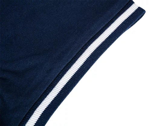 Munkavédelmi póló, galléros, kék, Denim, 100% pamut, 200g/m2, XXL