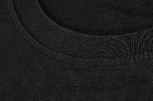 Munkavédelmi póló, fekete, 100% pamut, S