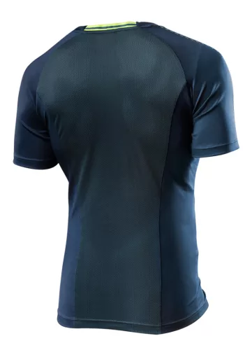 Munkavédelmi póló, prémium, lélegző hálós panel, 92% poliészter + 8% spandex, 220 g/m2, L