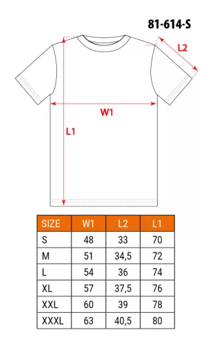 Munkavédelmi póló, prémium, lélegző hálós panel, 92% poliészter + 8% spandex, 220 g/m2, S