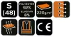 Munkavédelmi póló, prémium, lélegző hálós panel, 92% poliészter + 8% spandex, 220 g/m2, S