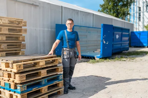 Munkavédelmi póló, HD+, kék, 100% pamut, L