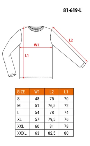 Munkavédelmi póló, Premium, hosszú ujjú, Premium márkajelzéssel, L