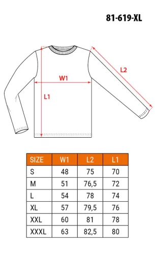 Munkavédelmi póló, Premium, hosszú ujjú, Premium márkajelzéssel, XL