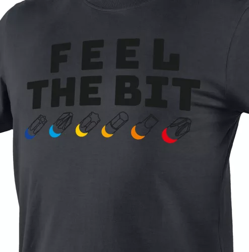 Munkavédelmi póló, Feel The Bit, 100% pamut, 180g/m2, XXL