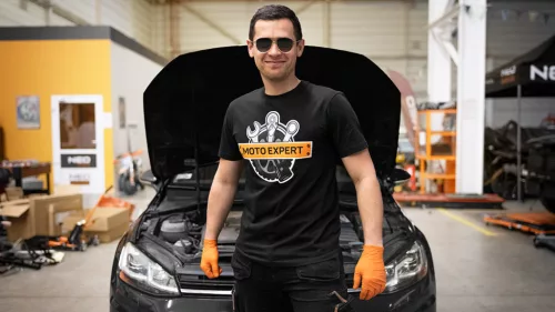 Munkavédelmi póló, Moto Expert, 100% pamut, 180g/m2, M