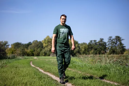 Munkavédelmi póló, Outdoor, erdő, M