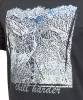 Munkavédelmi póló, Outdoor, hegyek, fekete, 100% pamut, 180g/m2, L
