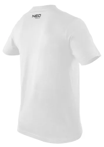 Munkavédelmi póló, fehér, Basic, 100% pamut, 180g/m2, L 