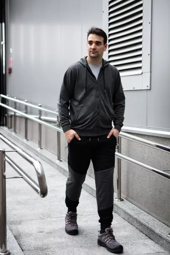 Munkavédelmi póló Comfort, szürke, 90% pamut, S