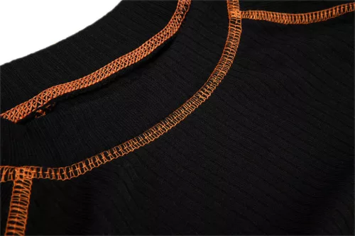 Thermo aláöltözet felső, hosszú ujjú, fekete, Basic, L/XL