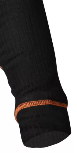 Thermo aláöltözet felső, hosszú ujjú, fekete, Basic, XXL/XXXL
