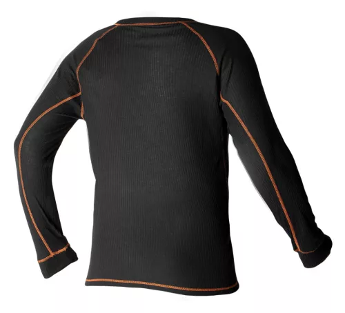 Thermo aláöltözet felső, hosszú ujjú, fekete, Basic, XXL/XXXL