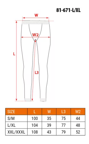 Thermo aláöltözet nadrág, Basic, L/XL