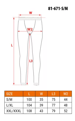 Thermo aláöltözet nadrág, Basic, S/M