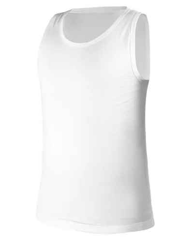 Munkavédelmi póló, fekete-fehér, ujjatlan, 95%pamut, 5%elasztán, 2db, XL