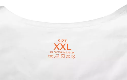 Munkavédelmi póló, fekete-fehér, ujjatlan, 95%pamut, 5%elasztán, 2db, XXL