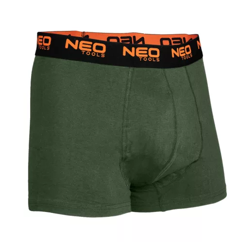 Boxeralsó, 95% pamut, 2% elasztán, olivazöld, kék, fekete, 3db, L