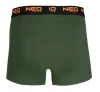 Boxeralsó, 95% pamut, 2% elasztán, olivazöld, kék, fekete, 3db, M
