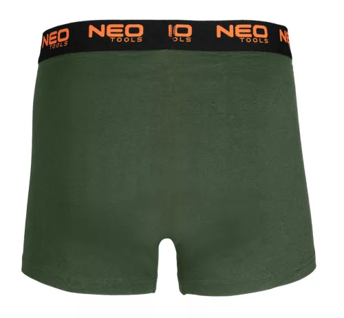 Boxeralsó, 95% pamut, 2% elasztán, olivazöld, kék, fekete, 3db, XXL