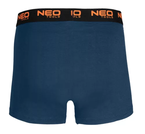 Boxeralsó, 95% pamut, 2% elasztán, olivazöld, kék, fekete, 3db, XXL