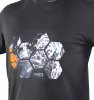 Munkavédelmi póló, hatszög grafika, autóalkatrész minta, 100% pamut, 180g/m2, L