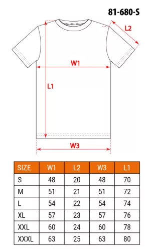 Munkavédelmi póló, hatszög grafika, autóalkatrész minta, 100% pamut, 180g/m2, S