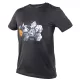 Munkavédelmi póló, hatszög grafika, autóalkatrész minta, 100% pamut, 180g/m2, XXXL