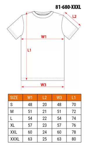 Munkavédelmi póló, hatszög grafika, autóalkatrész minta, 100% pamut, 180g/m2, XXXL