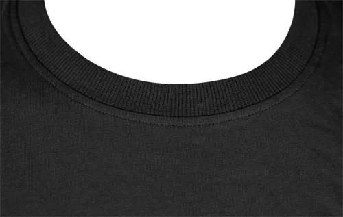 Munkavédelmi póló, hosszú ujjú, fekete, 100% pamut, XL