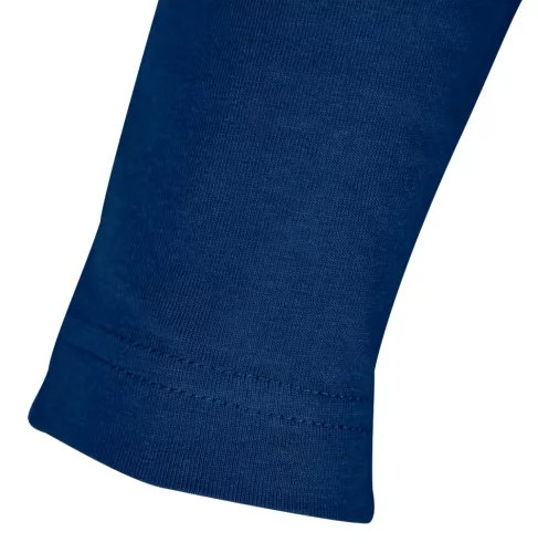 Munkavédelmi póló, hosszú ujjú, tengerészkék, 100% pamut, XXXL