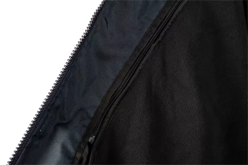 Láthatósági munkavédelmi kabát, softshell, neonsárga-fekete, XL