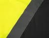 Láthatósági munkavédelmi póló, sárga, sötét alsó résszel, L