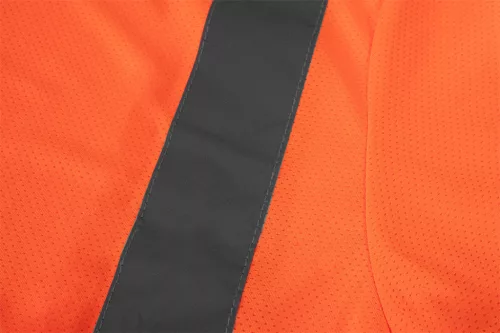 Láthatósági munkavédelmi póló, narancssárga, sötét alsó résszel, XL