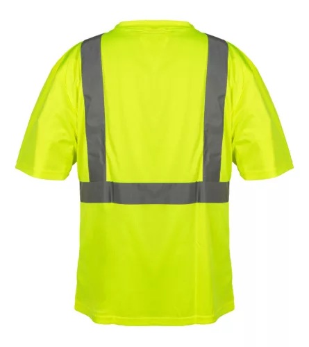 Láthatósági munkavédelmi póló, sárga, M