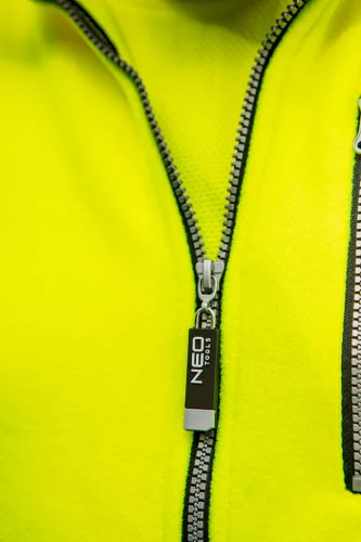 Láthatósági polár munkavédelmi kabát, sárga, XL