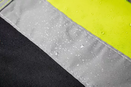 Láthatósági softshell munkásnadrág, citromsárga, XL