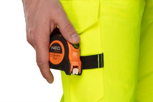 Láthatósági munkásnadrág, Visibility, 60% pamut, 40% polyester, 260 gsm, citromsárga, XXL