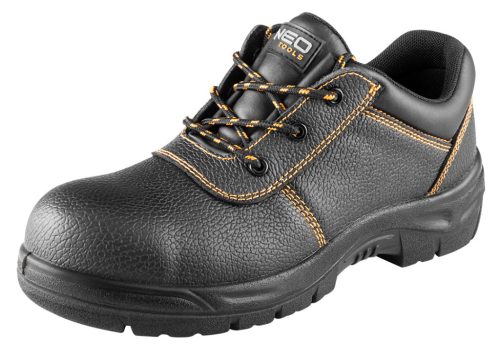 Munkavédelmi cipő, bőr, S1 SRC, acél orrmerevítés, 45