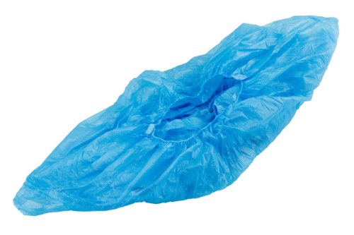 Cipővédő, lábzsák, cpe anyag, gumírozott szegély, 100db