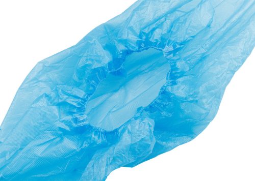 Cipővédő, lábzsák, cpe anyag, gumírozott szegély, 100db