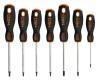 Műszerész, precíziós csavarhúzó készlet, PZ, Torx, 12db, műhelykocsitálcával