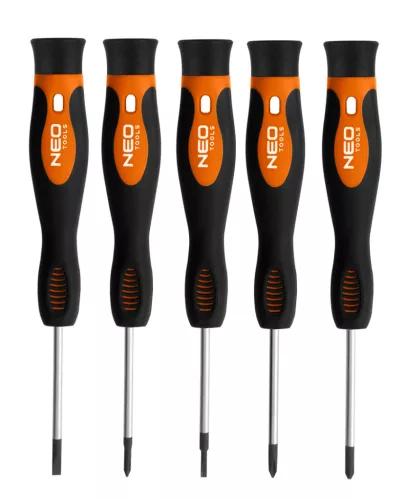 Műszerész, precíziós csavarhúzó készlet, PZ, Torx, 12db, műhelykocsitálcával