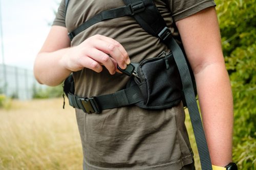 Vízálló hátizsák, 100% poliészter, 30L, 32x22x45cm