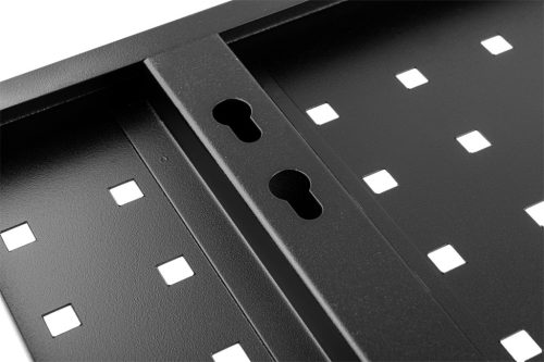 Szerszámtartó fal, acél, 60x60x2cm