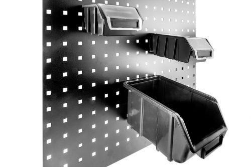 Szerszámtartó fal, acél, 60x60x2cm