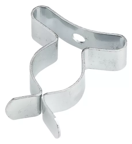 Szerszámtartó klipsz, falra szerelhető, horganyzott acél, átmérő 13mm, 10db