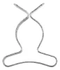 Szerszámtartó klipsz, falra szerelhető, horganyzott acél, átmérő 13mm, 10db